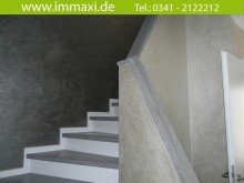 Treppe KROSTITZ + EINFAMILIENHAUS ZUM KAUF + NEUWERTIG + NIEDRIGENERGIE