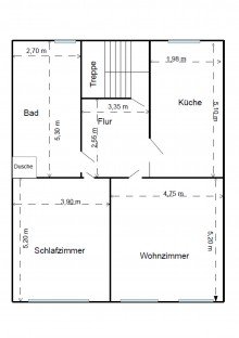 Grundriss-OG WOHN- UND GESCH�FTSHAUS IN COLDITZ - RENOVIERUNGSBED�RFTIG + KEIN DENKMALSCHUTZ