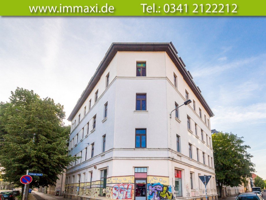 Vorderansicht-Eigentumswohnung-Connewitz Dachgeschosswohnung Leipzig