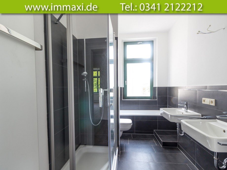 schickes-Tageslichtbad Etagenwohnung Leipzig
