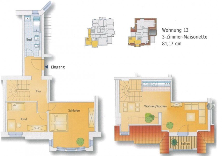 Grundriss Etagenwohnung Leipzig