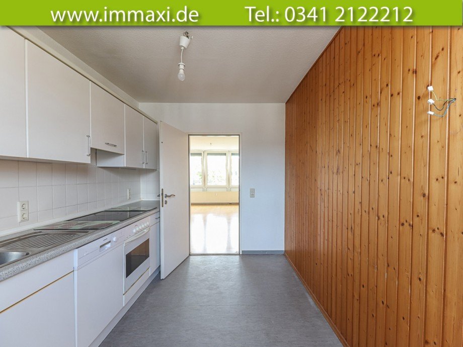 K�che-mit-Einbauk�che-(2) Dachgeschosswohnung Leipzig