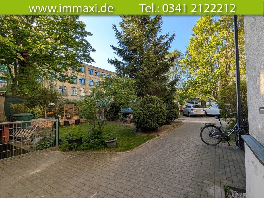 Hinterhof Etagenwohnung Leipzig
