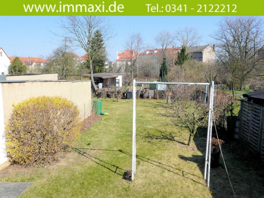 Garten Doppelhaush�lfte Leipzig