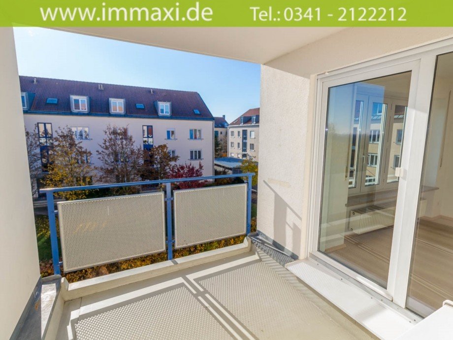 Balkon Loggia Etagenwohnung Leipzig