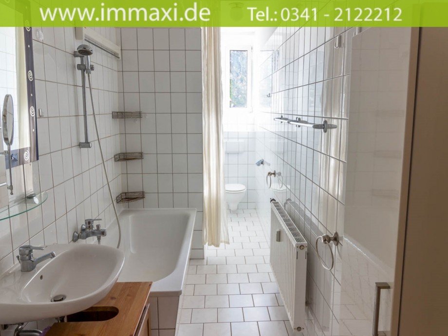 Badezimmer Beispiel Erdgeschosswohnung Leipzig
