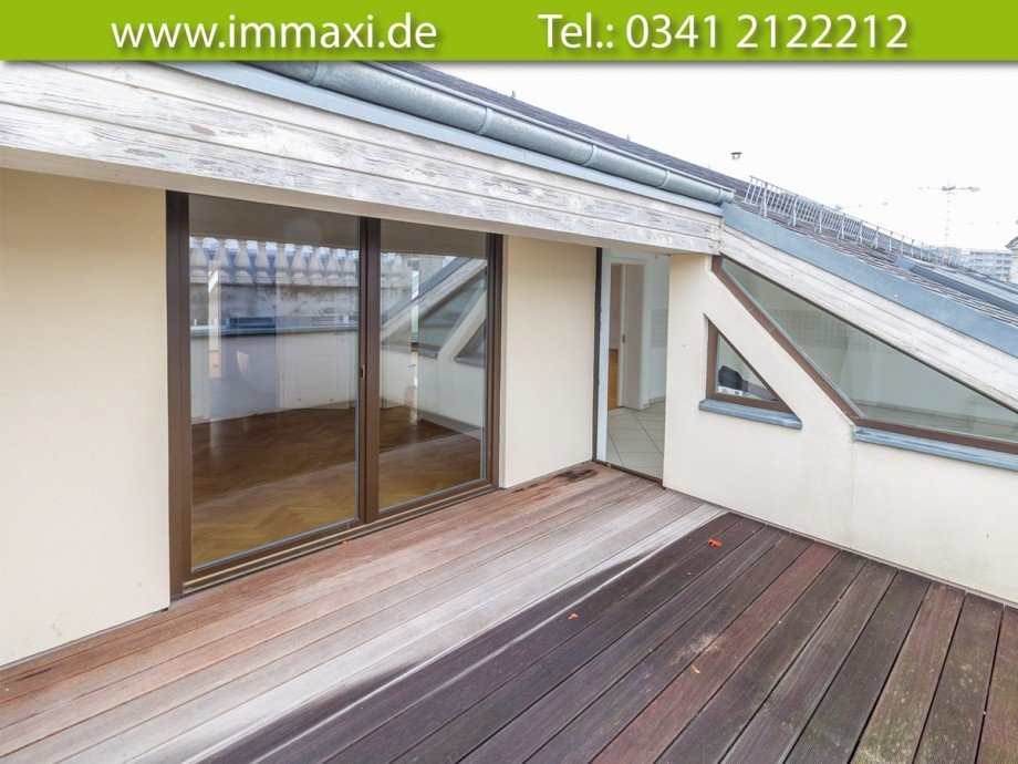 Dachterrasse Dachgeschosswohnung Leipzig