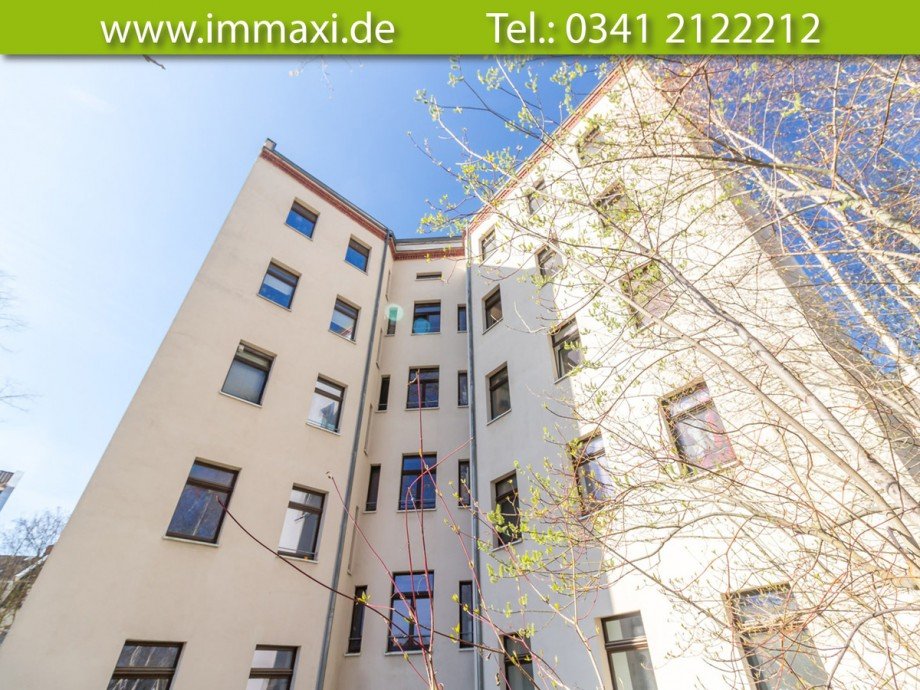 Hinteransicht-Mehrfamilienhaus-Anger-Crottendorf Etagenwohnung Leipzig