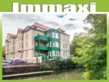 Eigentumswohnung-Bachviertel-Leipzig BACHVIERTEL + 3 RAUM DACHGESCHOSS WOHNUNG + WASSERBLICK + VERMIETET