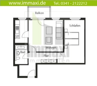 Grundriss Erdgeschosswohnung Leipzig