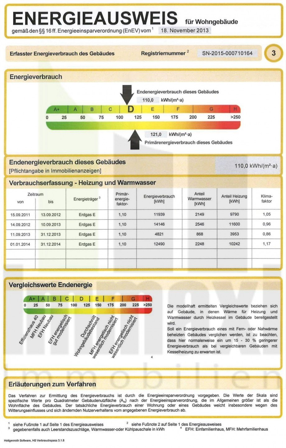 Energieausweis Reiheneckhaus Markkleeberg
