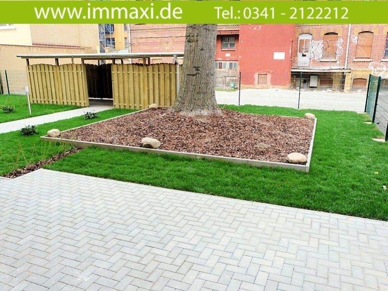 Terrasse Erdgeschosswohnung Leipzig